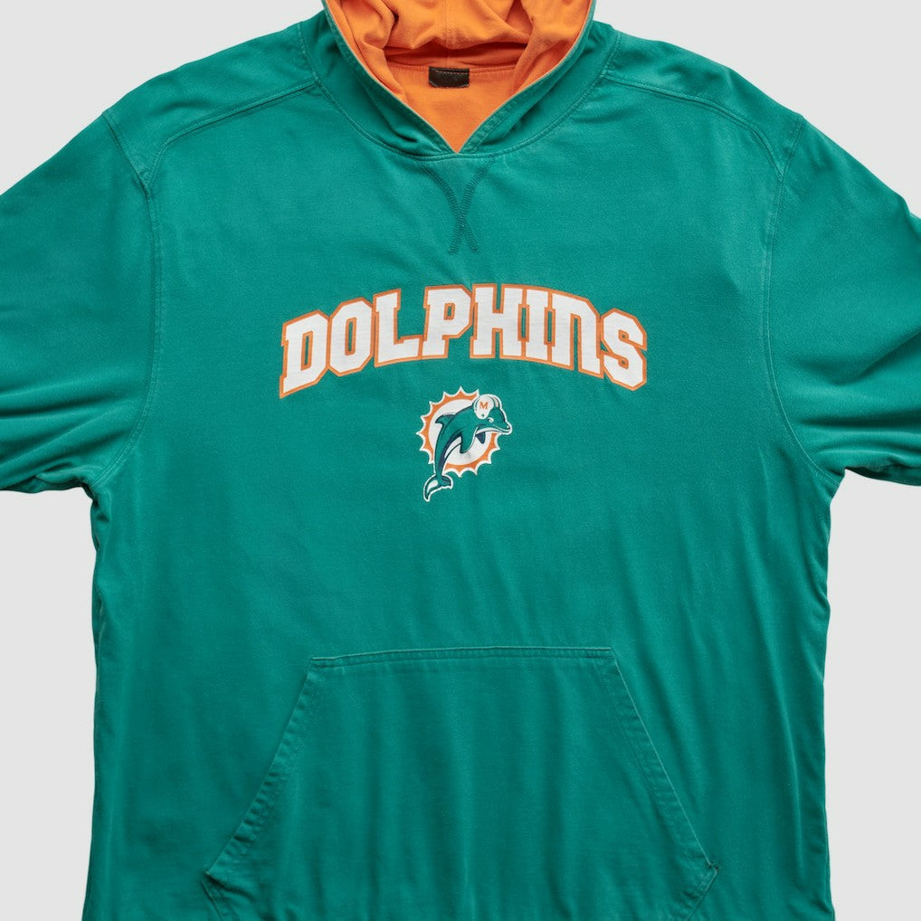 Miami Dolphins 2010s Hooded Pullover Sweatshirt - Teal Pullover