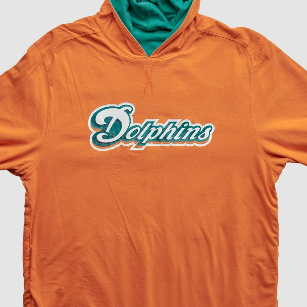 Miami Dolphins 2010s Hooded Pullover Sweatshirt - Teal Pullover