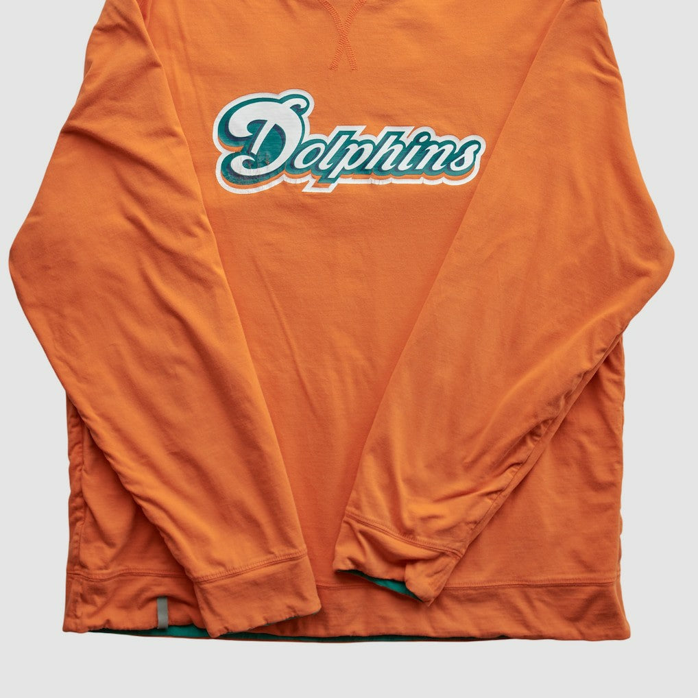 Miami Dolphins 2010s Hooded Pullover Sweatshirt - Teal Pullover