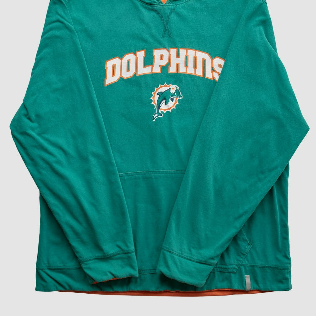 Miami Dolphins 2010s Hooded Pullover Sweatshirt - Teal Pullover