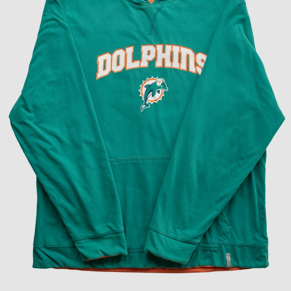 Miami Dolphins 2010s Hooded Pullover Sweatshirt - Teal Pullover