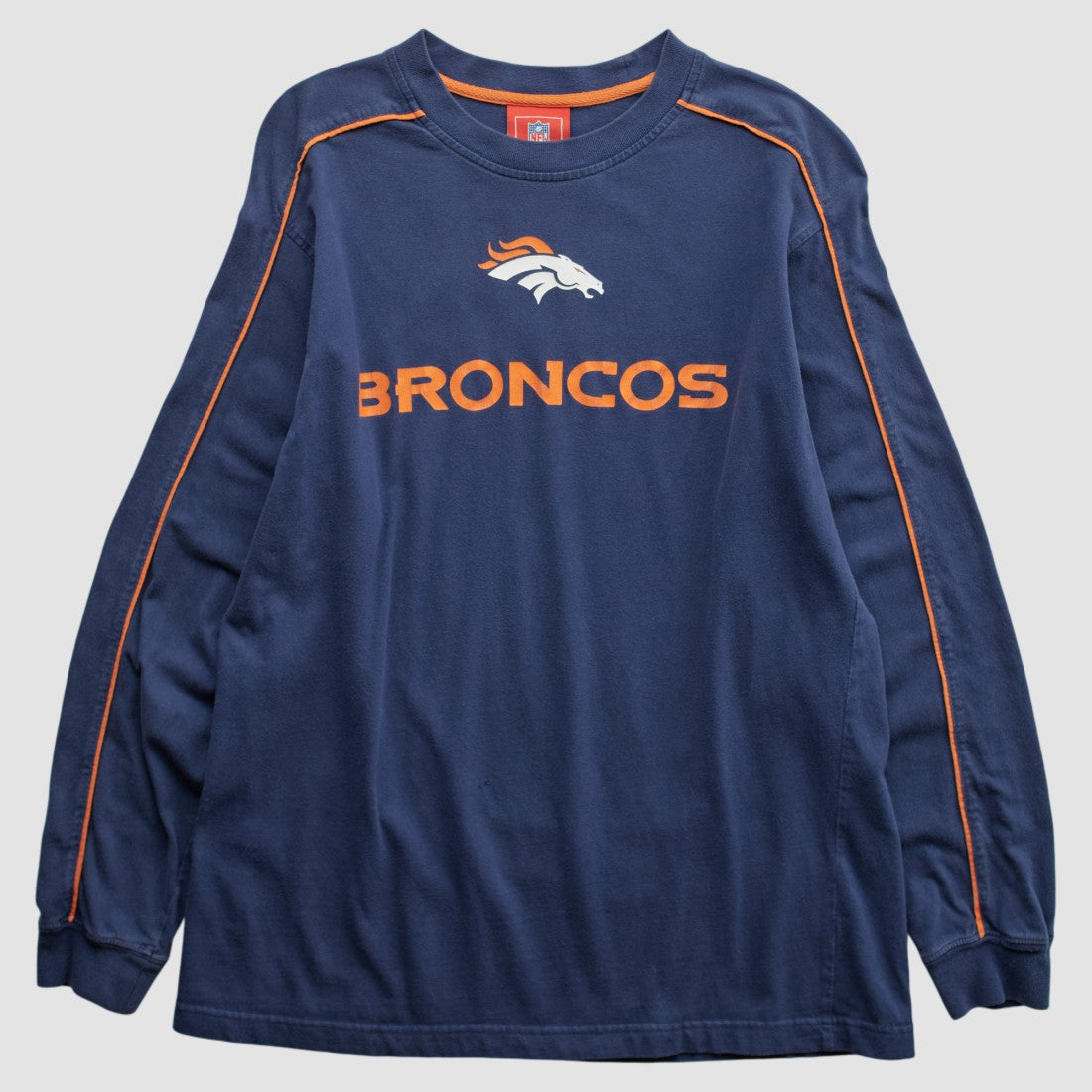 Denver Broncos NFL 2000s Long Sleeve T-shirt - Navy T-shirts
