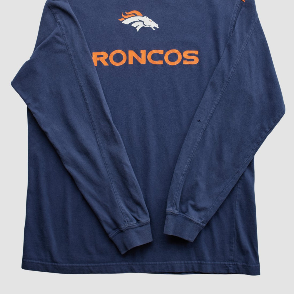 Denver Broncos NFL 2000s Long Sleeve T-shirt - Navy T-shirts