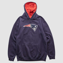 New England Patriots NFL 2000s Hooded Pullover Sweatshirt - Navy Pullover