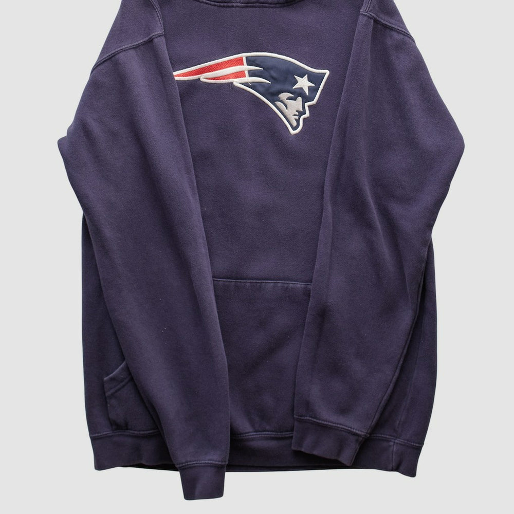 New England Patriots NFL 2000s Hooded Pullover Sweatshirt - Navy Pullover