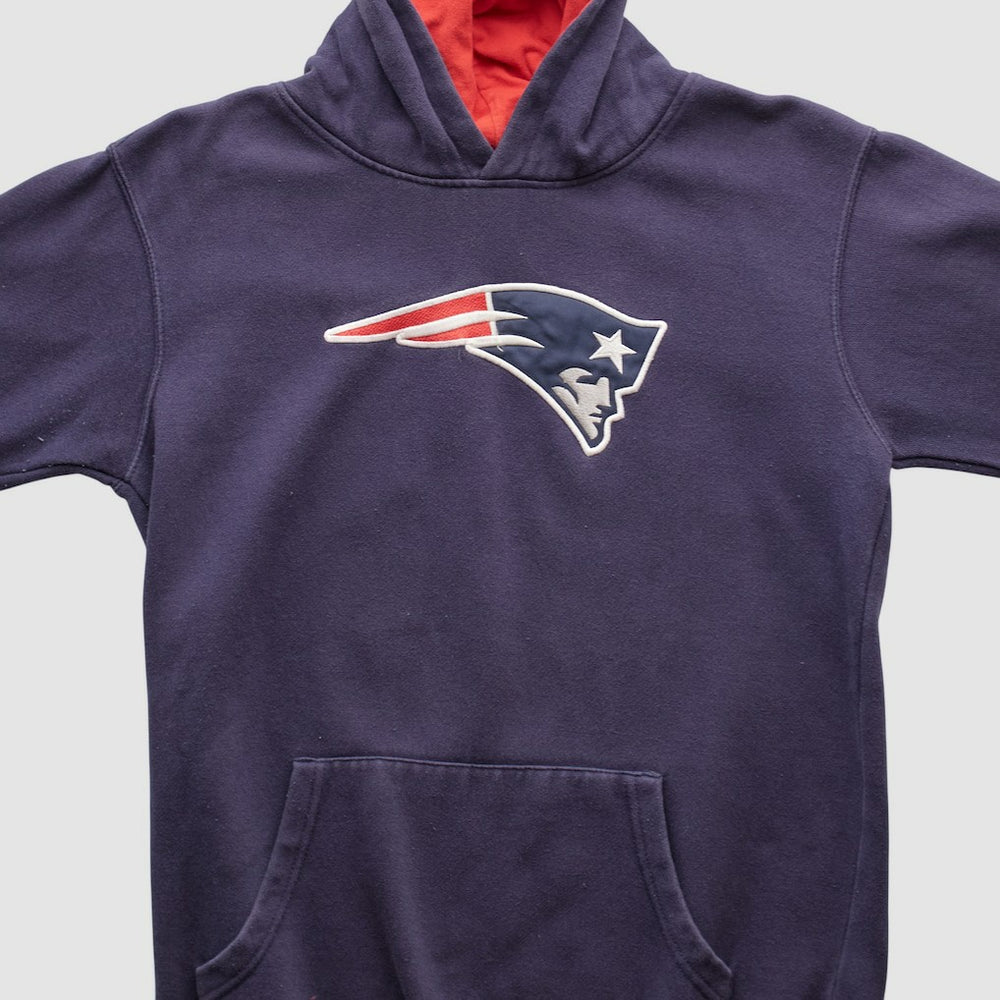 New England Patriots NFL 2000s Hooded Pullover Sweatshirt - Navy Pullover
