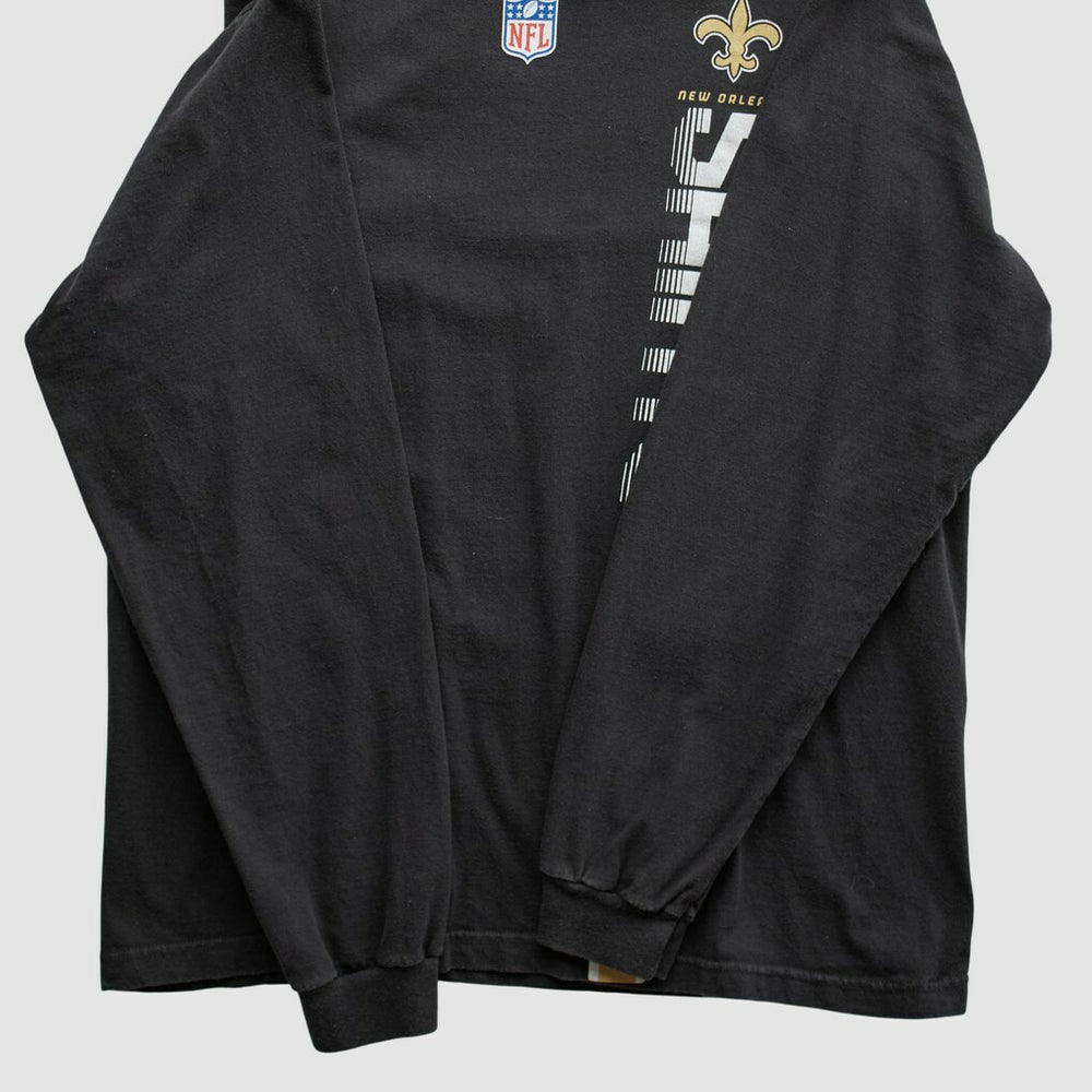New Orleans Saints Reebok 2000s Long Sleeve T-shirt - Black T-shirts