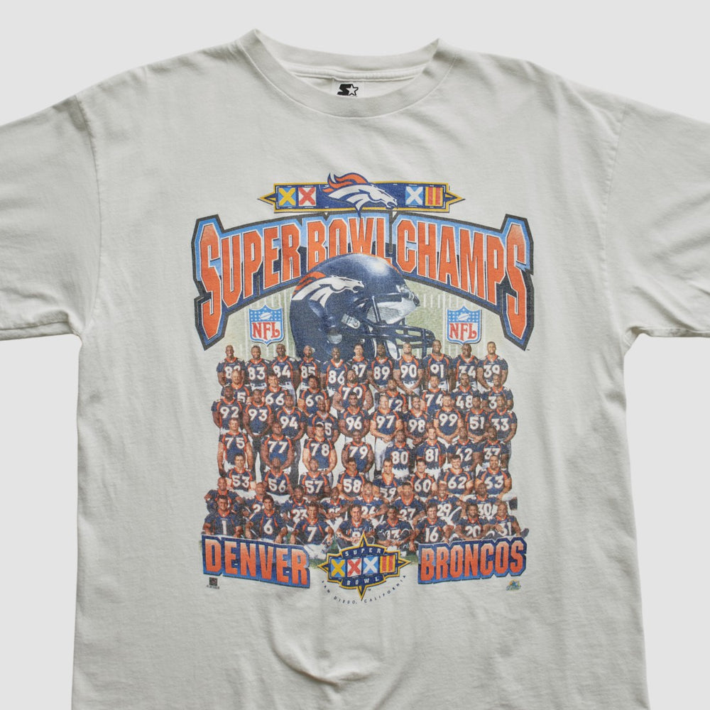 Denver Broncos Starter 1998 T-shirt - White T-shirts