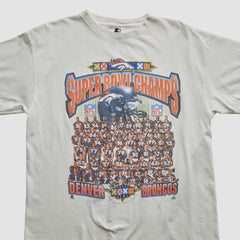 Denver Broncos Starter 1998 T-shirt - White T-shirts