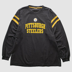 Pittsburgh Steelers 2000s Long Sleeve T-shirt - Black T-shirts