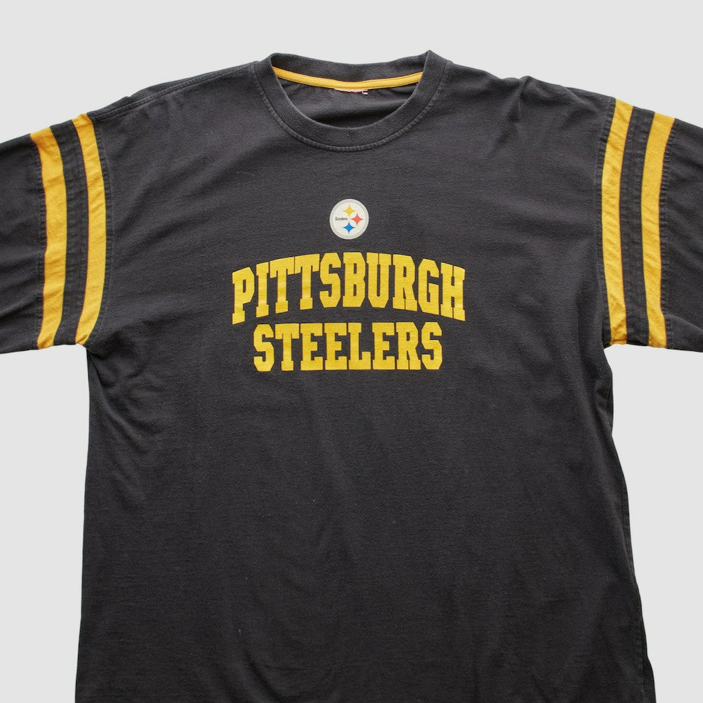 Pittsburgh Steelers 2000s Long Sleeve T-shirt - Black T-shirts
