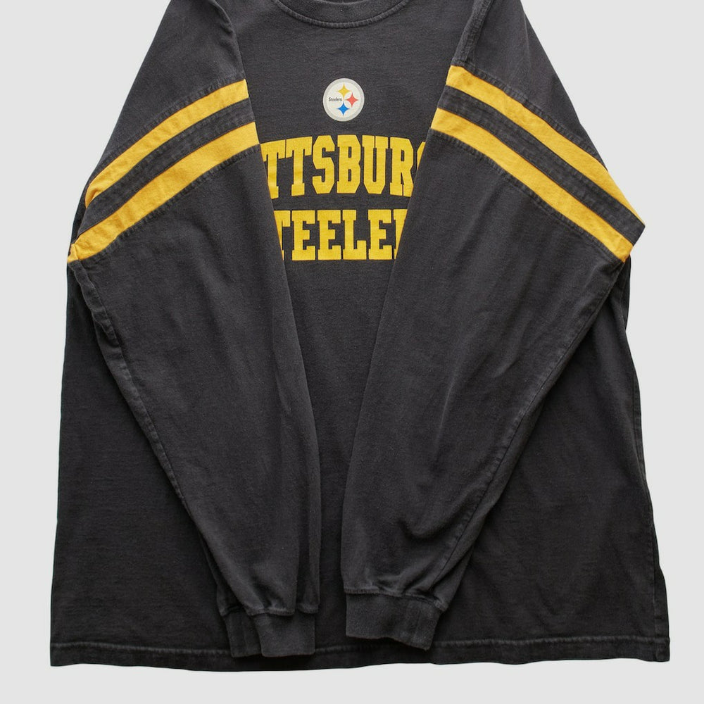 Pittsburgh Steelers 2000s Long Sleeve T-shirt - Black T-shirts