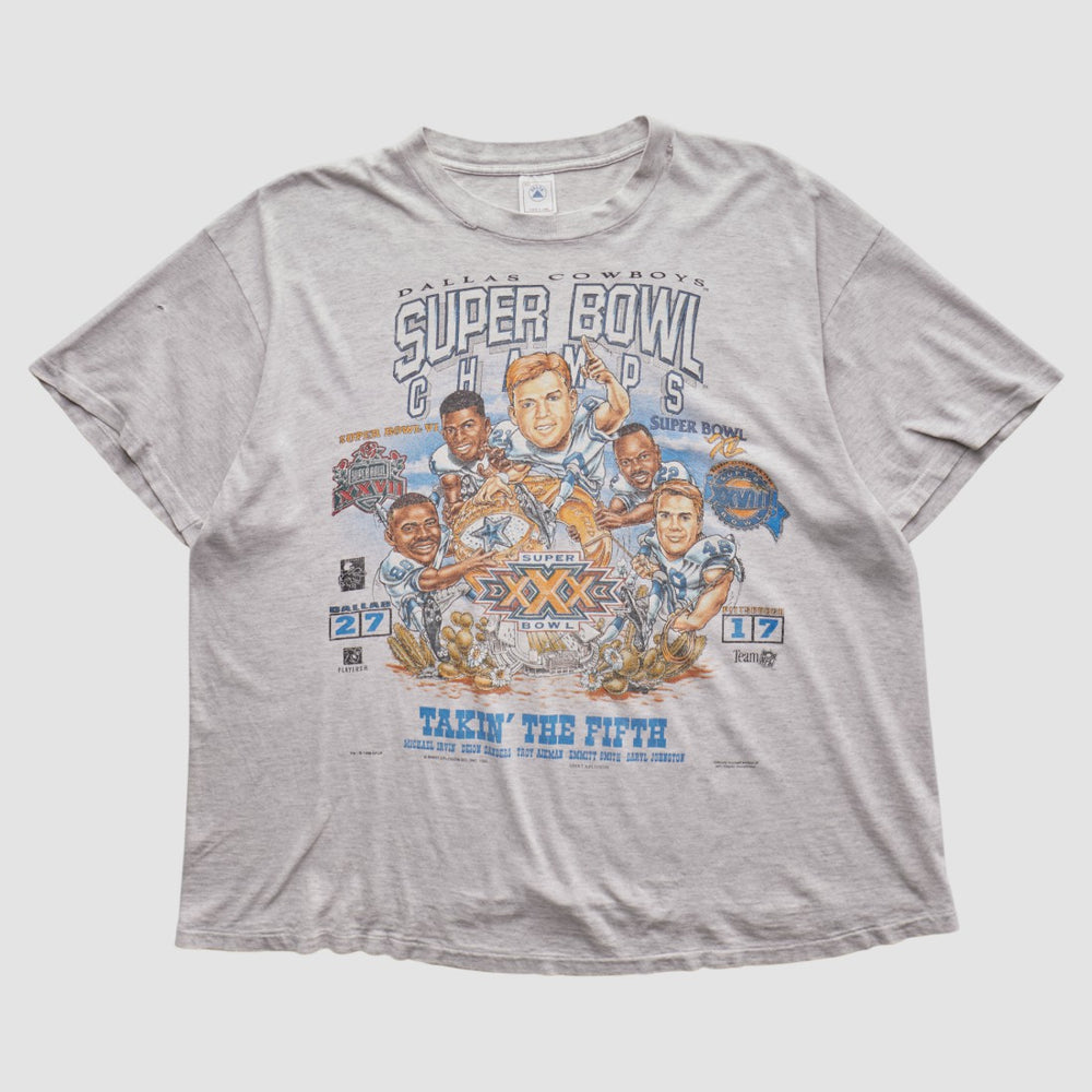 Dallas Cowboys Delta 1996 T-shirt - Heather Gray T-shirts