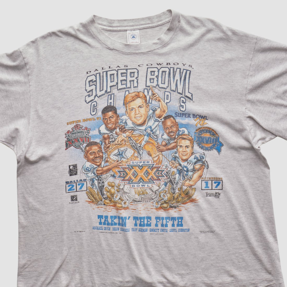 Dallas Cowboys Delta 1996 T-shirt - Heather Gray T-shirts