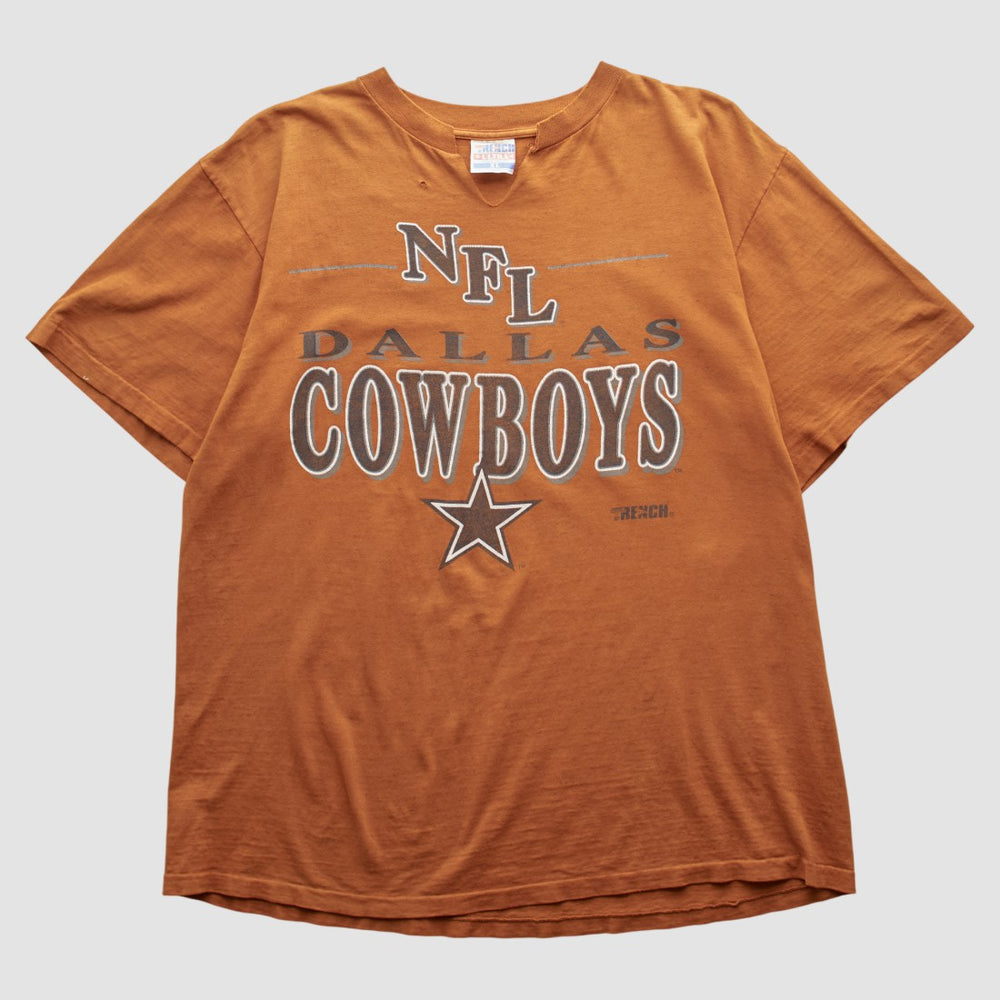 Dallas Cowboys Trench 90s T-shirt - Orange T-shirts