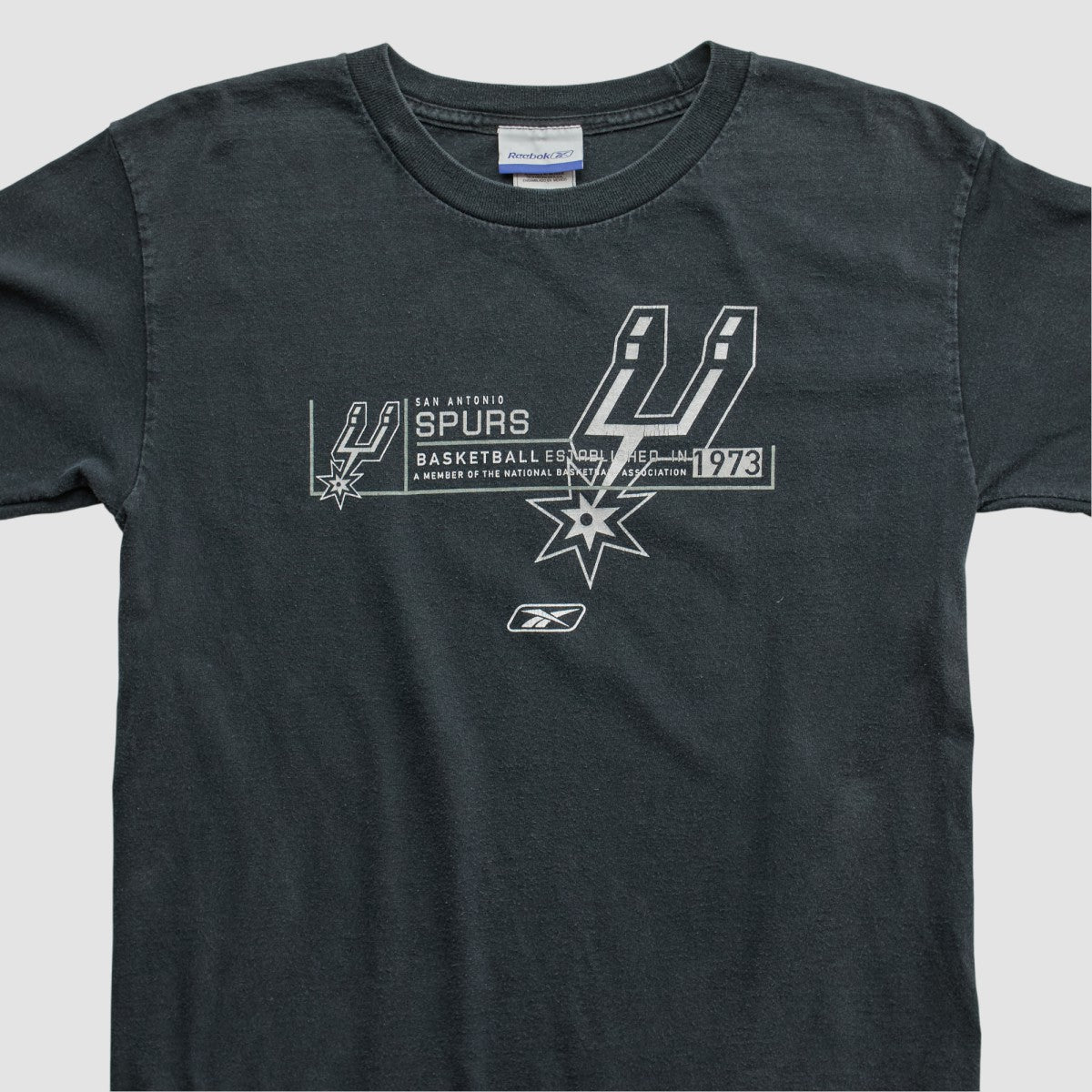 San Antonio Spurs Reebok 2000s Long Sleeve T-shirt Black Vintage - Vintage