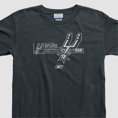 San Antonio Spurs Reebok 2000s Long Sleeve T-shirt Black Vintage - Vintage