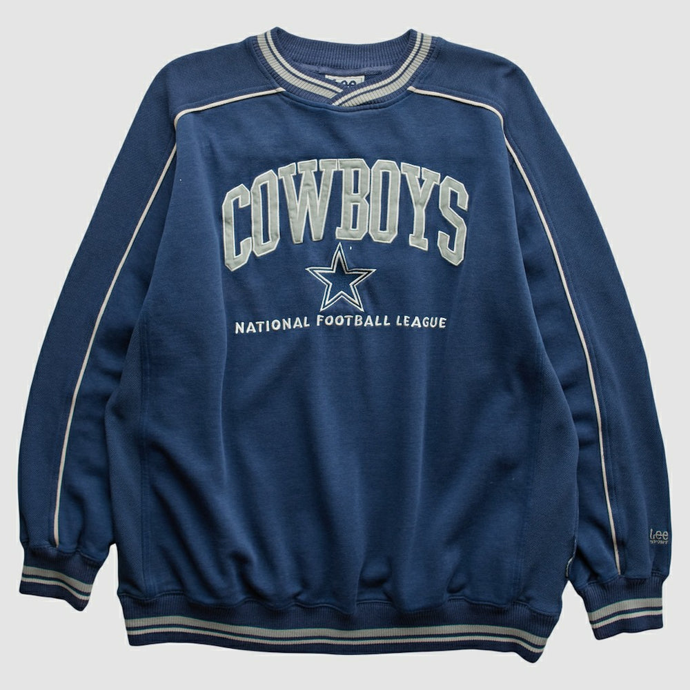 Dallas Cowboys Lee Apparel 90s Pullover Sweatshirt - Navy Pullover