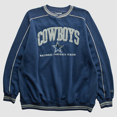 Dallas Cowboys Lee Apparel 90s Pullover Sweatshirt - Navy Pullover