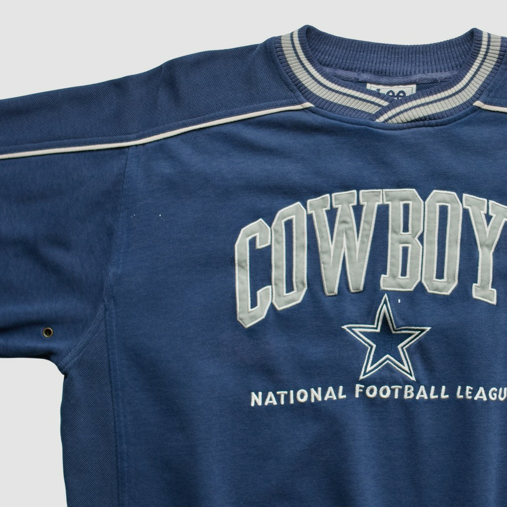 Dallas Cowboys Lee Apparel 90s Pullover Sweatshirt - Navy Pullover