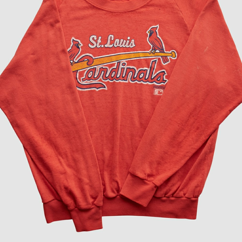 St. Louis Cardinals 80s Pullover Sweatshirt - Red - XVintage Pullover