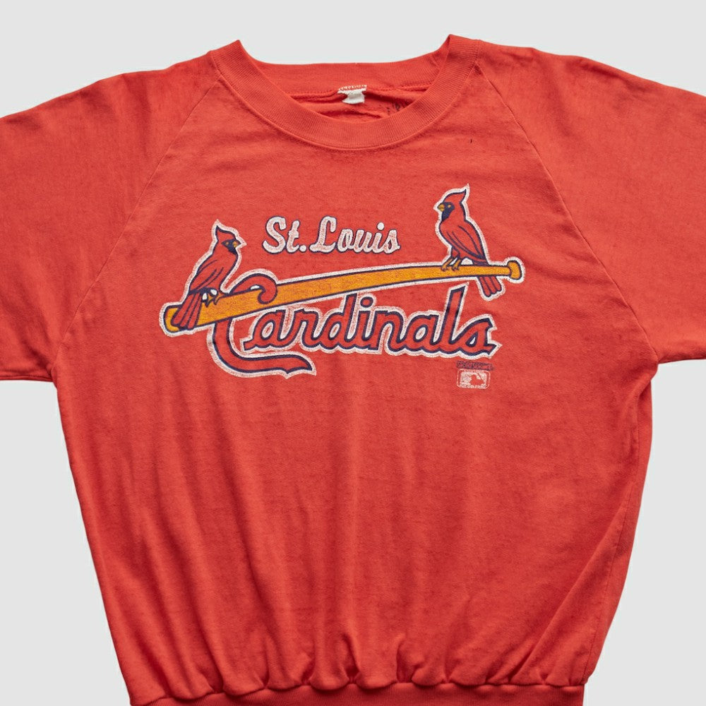 St. Louis Cardinals 80s Pullover Sweatshirt - Red - XVintage Pullover