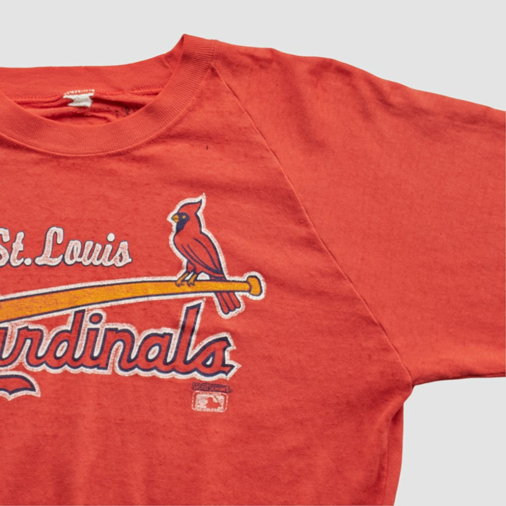 St. Louis Cardinals 80s Pullover Sweatshirt - Red - XVintage Pullover