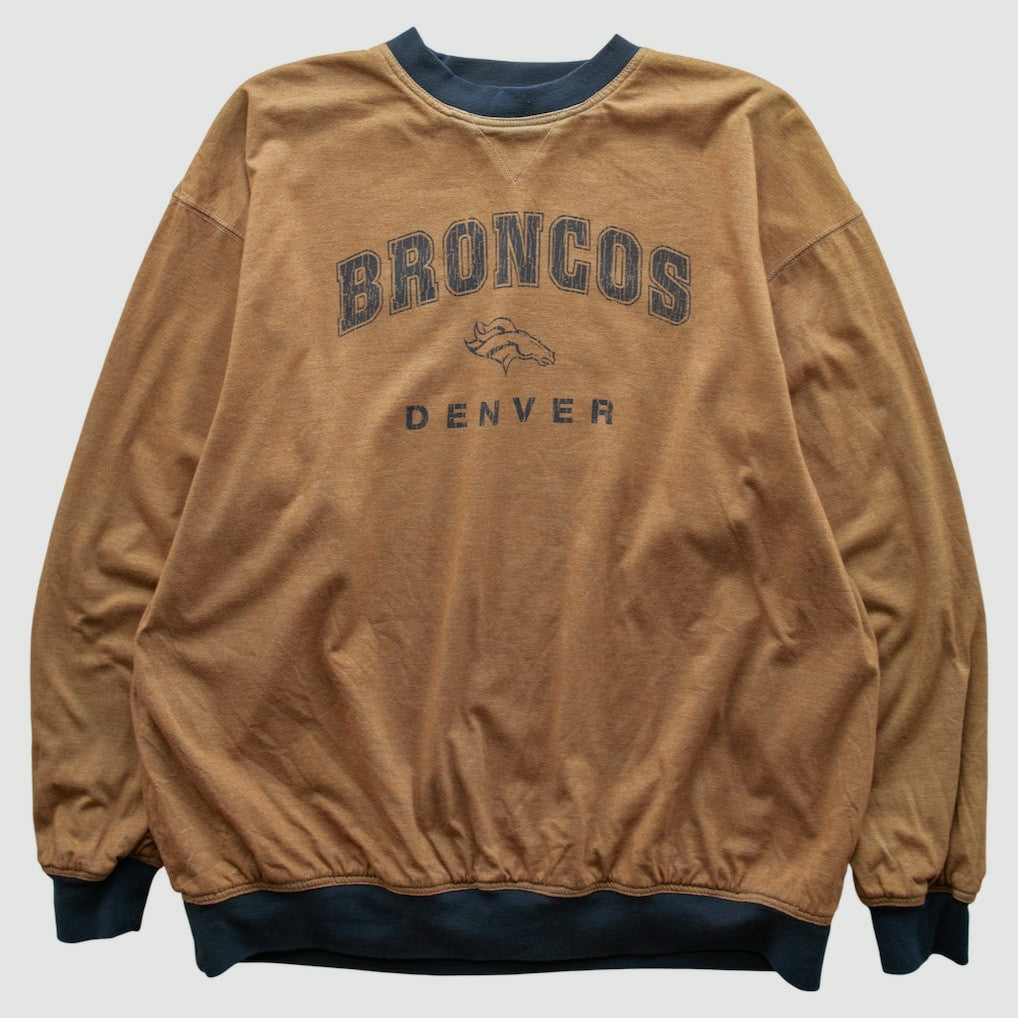 Denver Broncos 2000s Pullover Sweatshirt - Tan Pullover