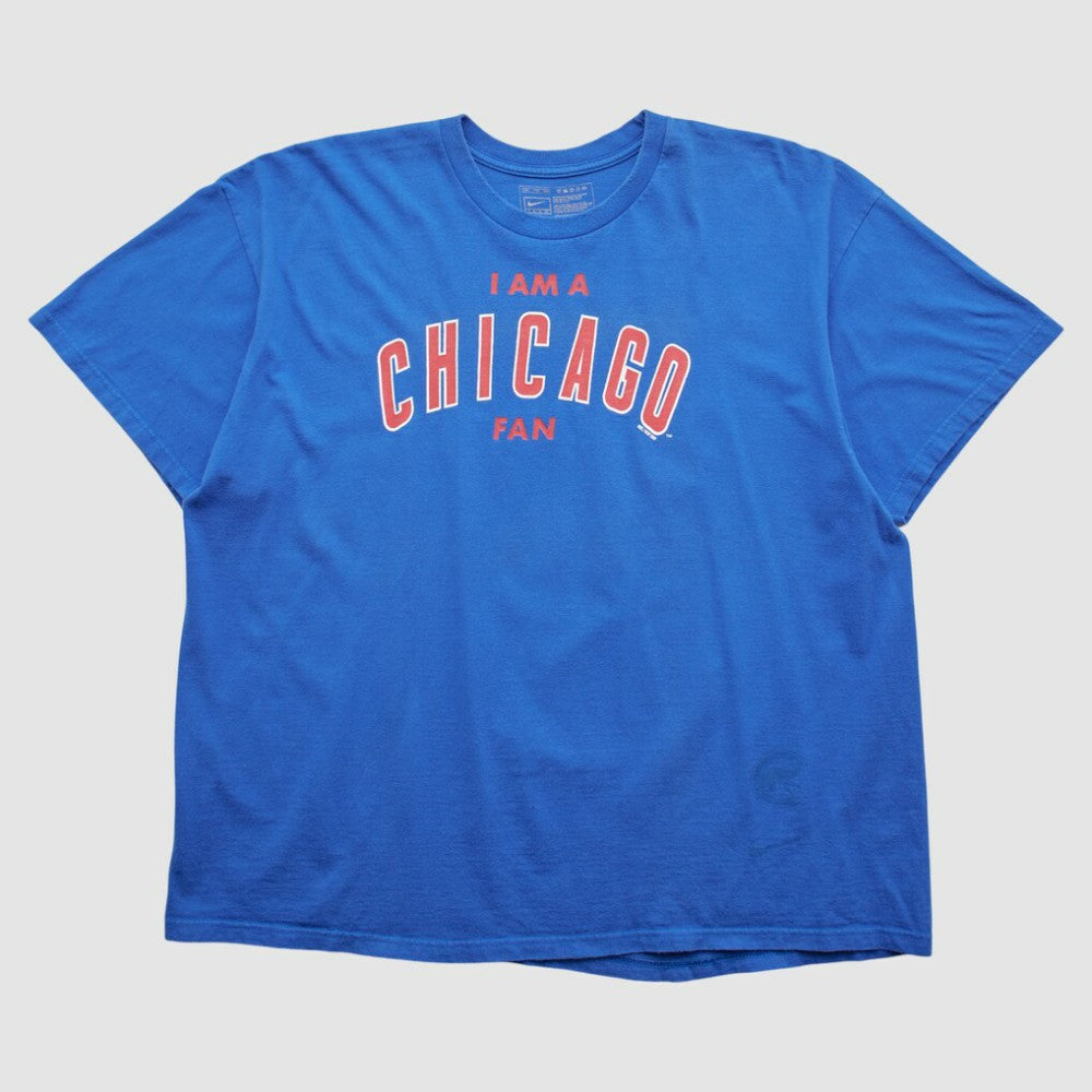 Chicago Cubs Nike 2000s T-shirt - Blue - XVintage T-shirts