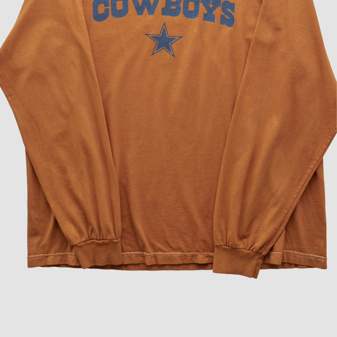 Dallas Cowboys 2000s Long Sleeve T-shirt - Orange T-shirts