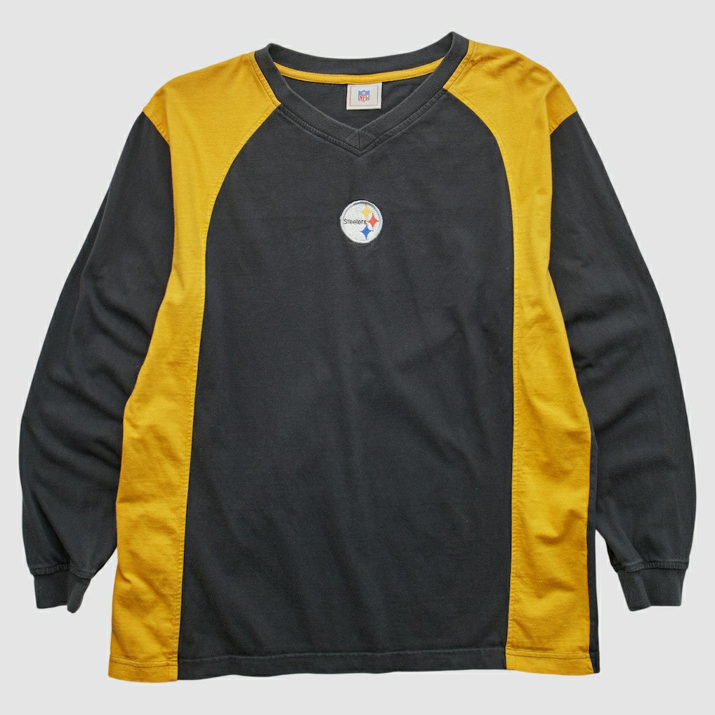 Pittsburgh Steelers NFL 2000s Pullover Sweatshirt - Black Pullover