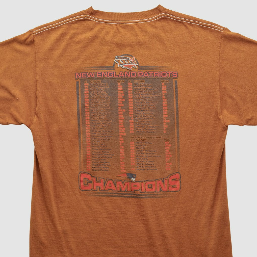New England Patriots 2002 T-shirt - Orange T-shirts