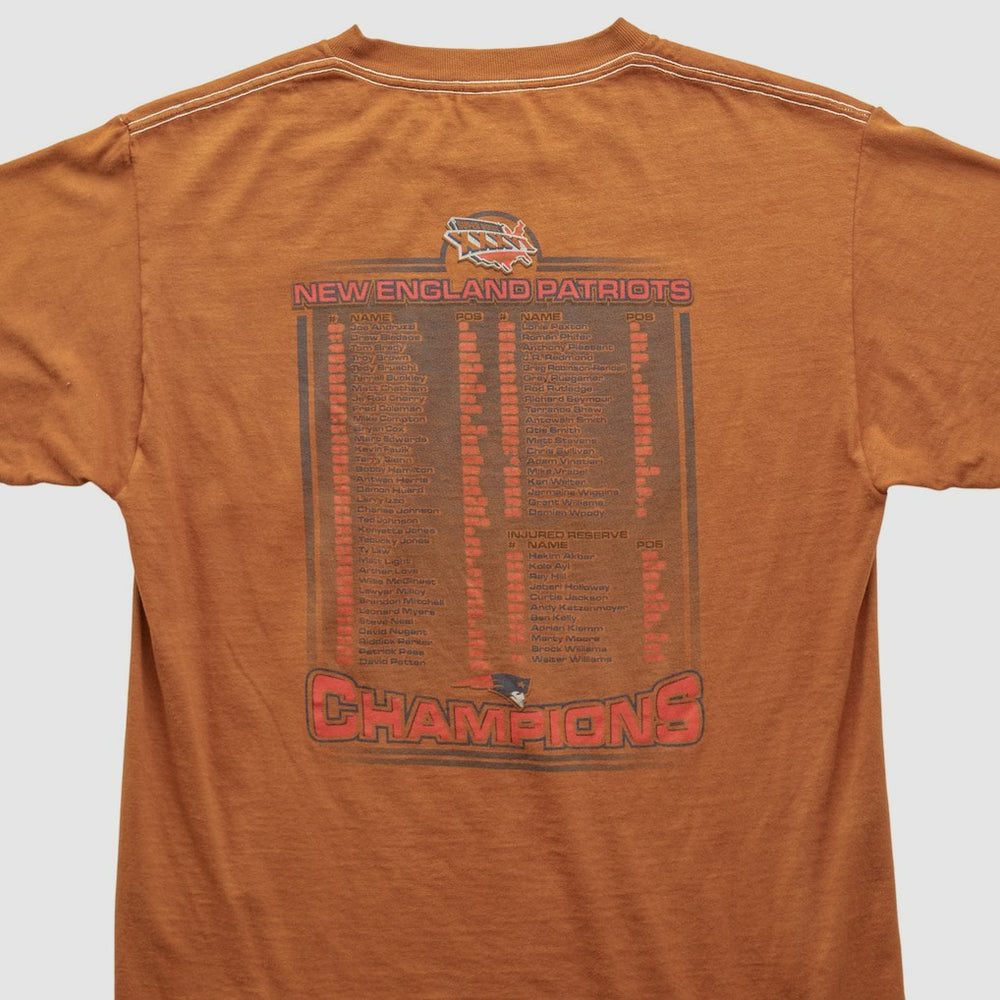 New England Patriots 2002 T-shirt - Orange T-shirts