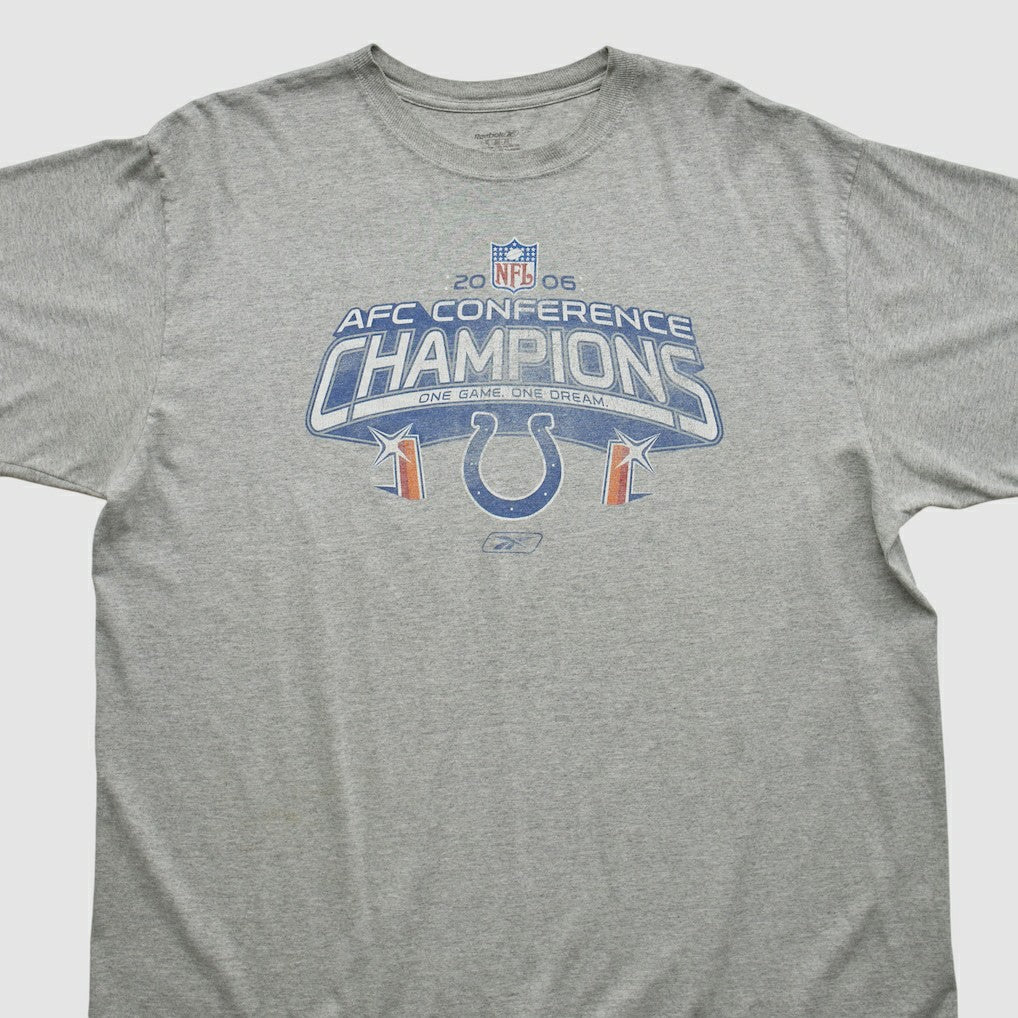 Indianapolis Colts Reebok 2006 T-shirt - Heather Gray T-shirts