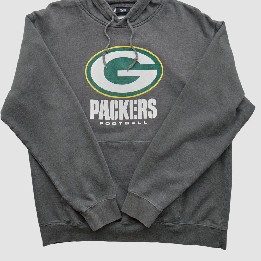 Green Bay Packers NFL 2010s Hooded Pullover Sweatshirt - Charcoal Pullover