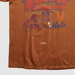 MLB National League Championship Majestic 1999 T-shirt - Orange - Vintage T-shirts