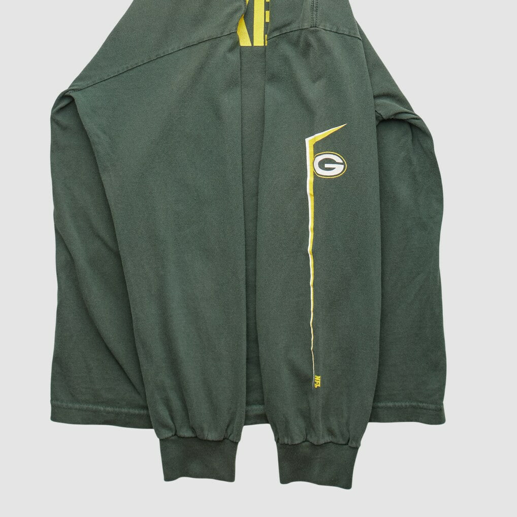 Green Bay Packers NFL 2000s Long Sleeve T-shirt - Green T-shirts