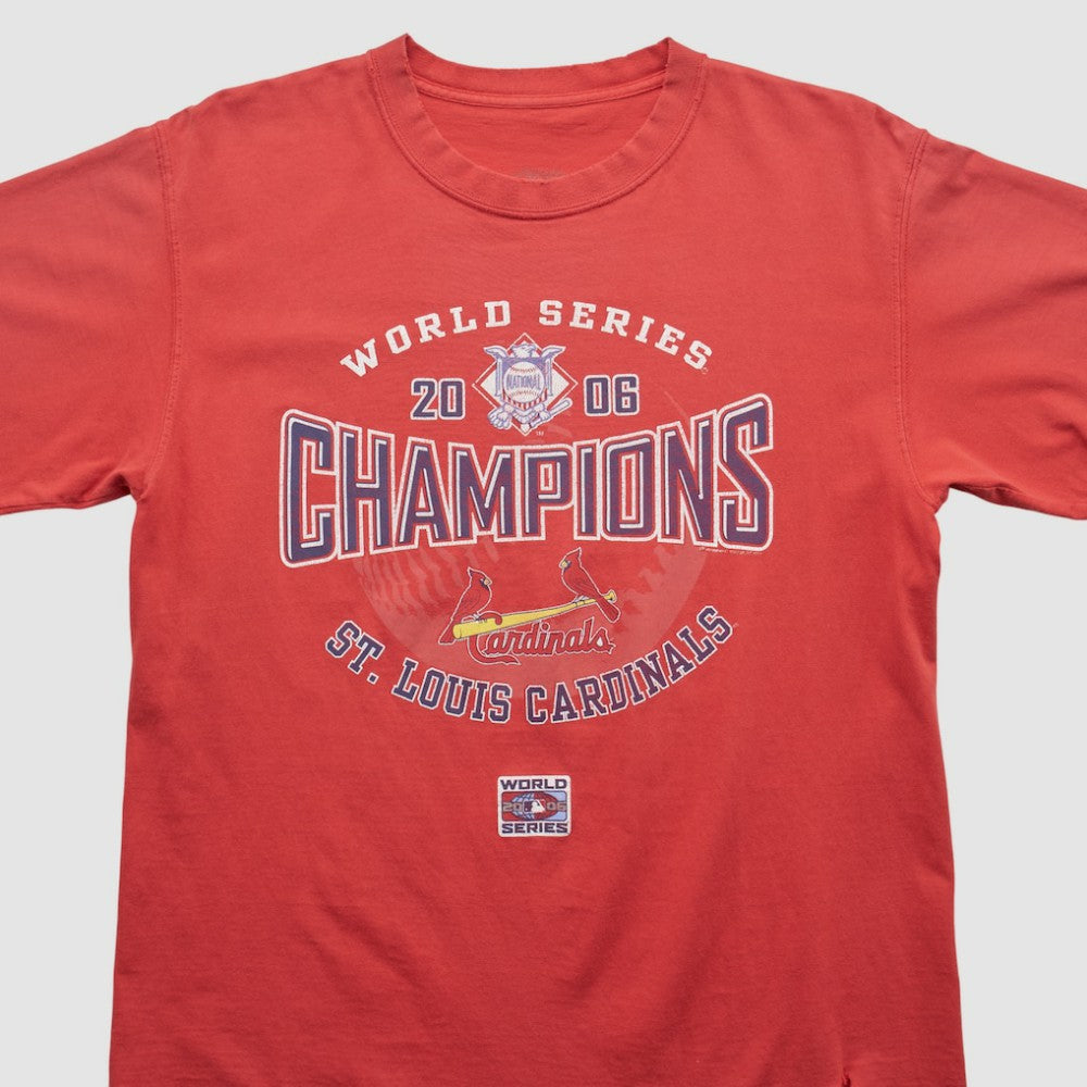St. Louis Cardinals 2006 T-shirt - Red - Vintage T-shirts