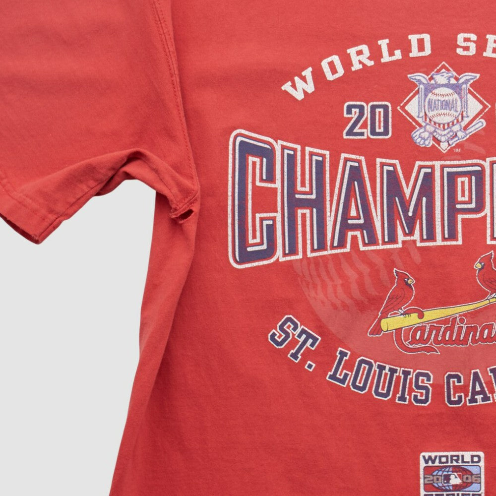 St. Louis Cardinals 2006 T-shirt - Red - Vintage T-shirts