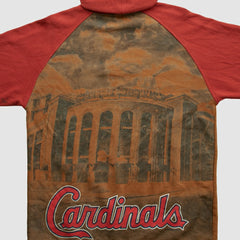 St. Louis Cardinals Majestic 2010s Hooded Pullover Sweatshirt - Brown - Vintage Pullover