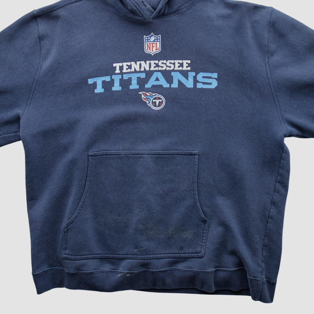 Tennessee Titans Reebok 2000s Hooded Pullover Sweatshirt - Navy Pullover
