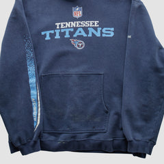 Tennessee Titans Reebok 2000s Hooded Pullover Sweatshirt - Navy Pullover