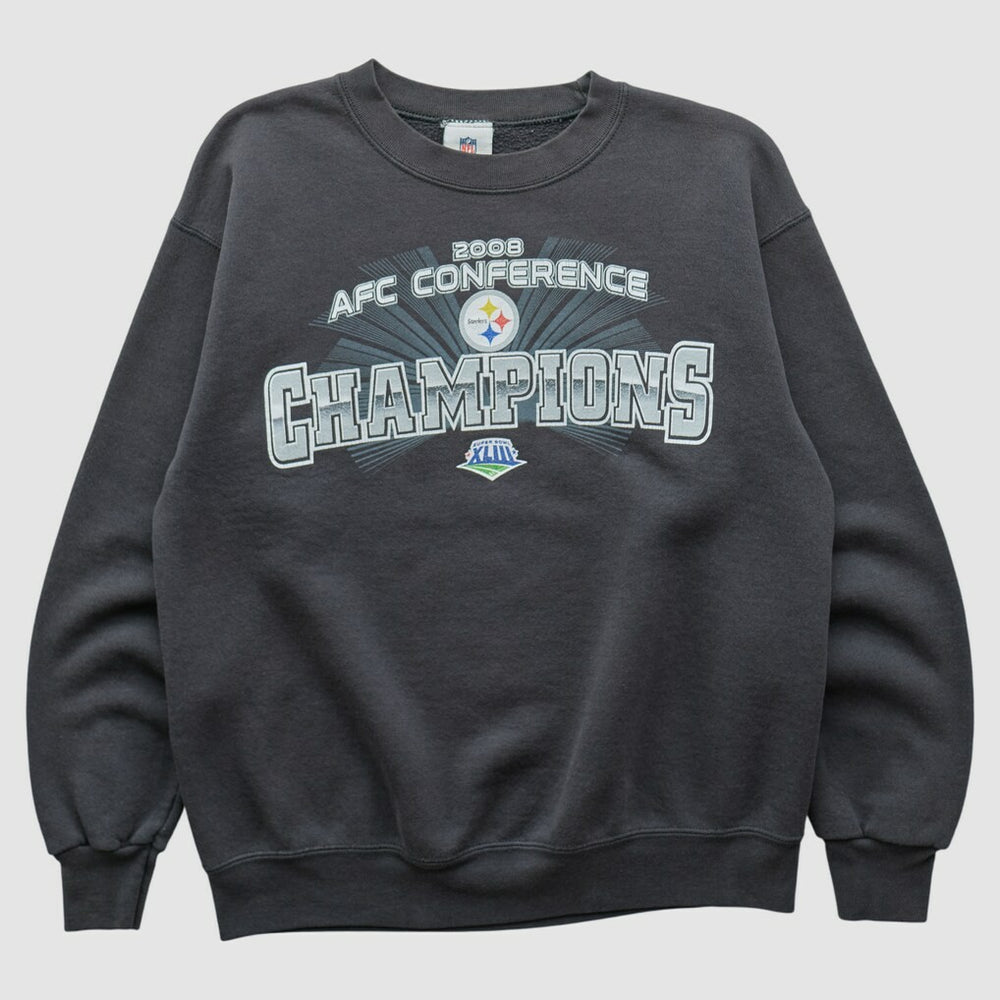 Pittsburgh Steelers NFL 2008 Pullover Sweatshirt - Charcoal Pullover