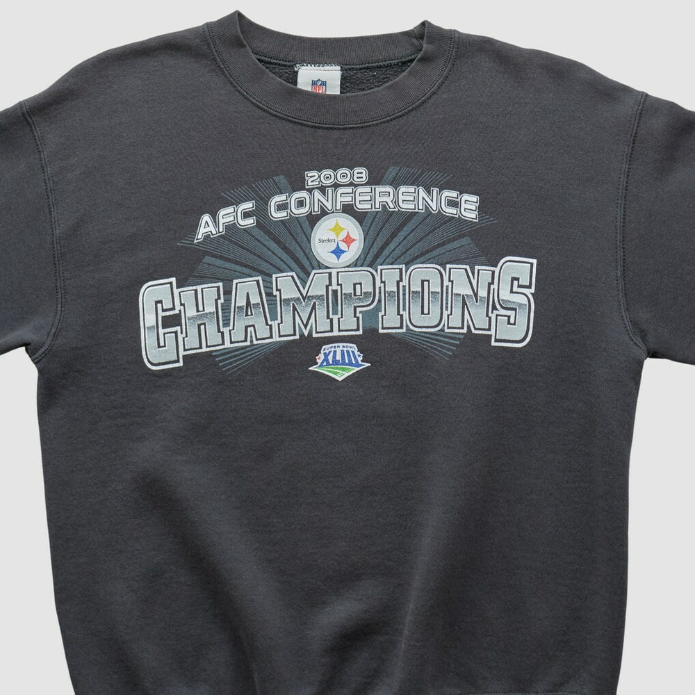 Pittsburgh Steelers NFL 2008 Pullover Sweatshirt - Charcoal Pullover