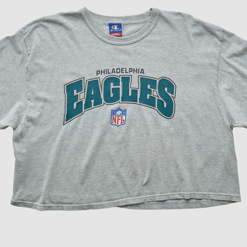 Philadelphia Eagles Champion 2000s T-shirt - Heather Gray T-shirts