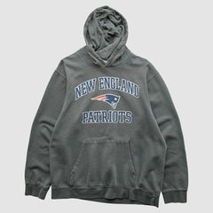 New England Patriots Majestic 2010s Hooded Pullover Sweatshirt - Gray Pullover