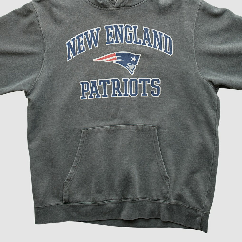 New England Patriots Majestic 2010s Hooded Pullover Sweatshirt - Gray Pullover