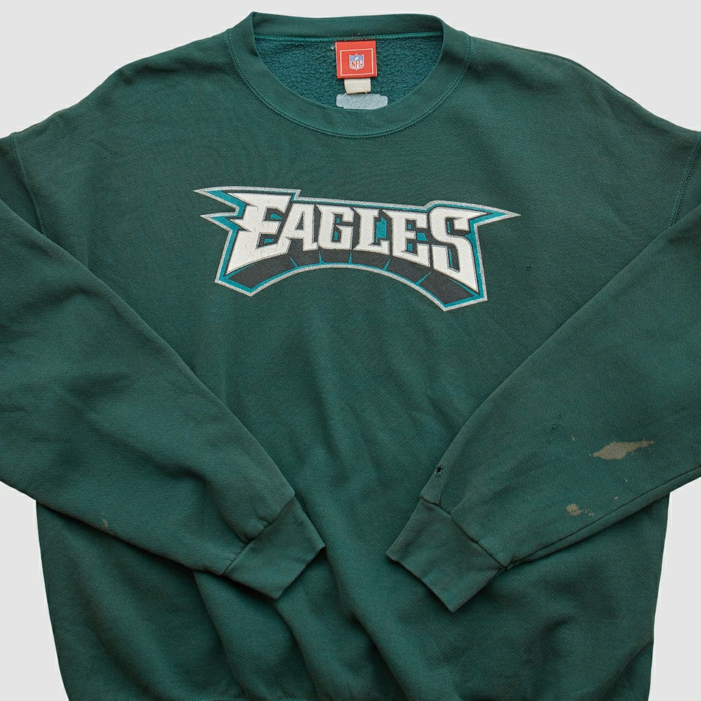 Philadelphia Eagles NFL 2000s Pullover Sweatshirt - Green Pullover