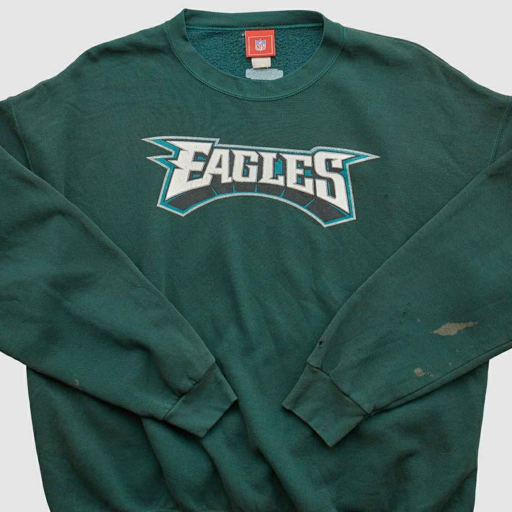 Philadelphia Eagles NFL 2000s Pullover Sweatshirt - Green Pullover