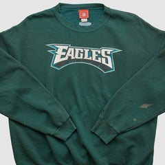 Philadelphia Eagles NFL 2000s Pullover Sweatshirt - Green Pullover